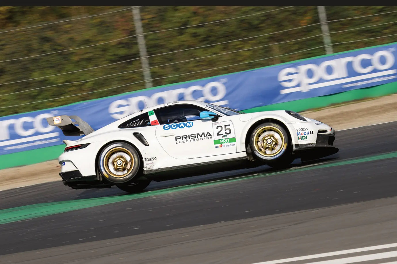 Prisma Electronics and SP Racing: a partnership to innovate tire pressure and temperature measurement in GT championships.